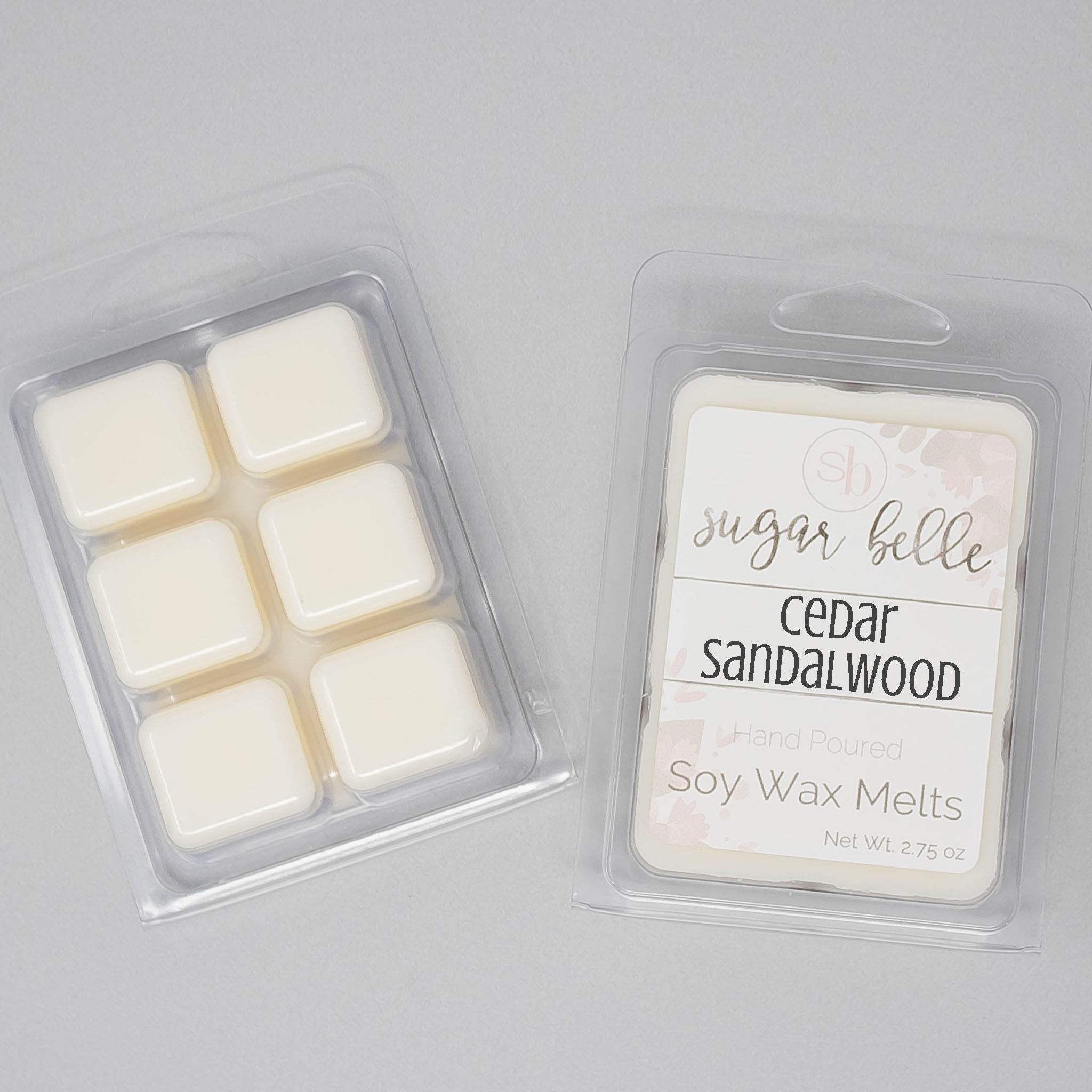 HOSLEY® Sandalwood Wax Cubes Melts , Set of 6, 2.5 Ounces Each